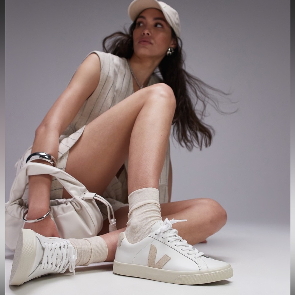 VEJA Esplar Logo & Suede Leather Sneaker